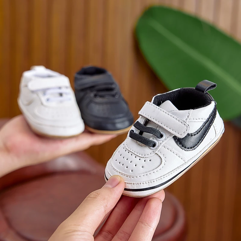 Frühlings- und Herbstsaison Casual Sportschuhe für Babys und Kleinkinder, 0-1 Jahr alte Säuglings-Lauflernschuhe