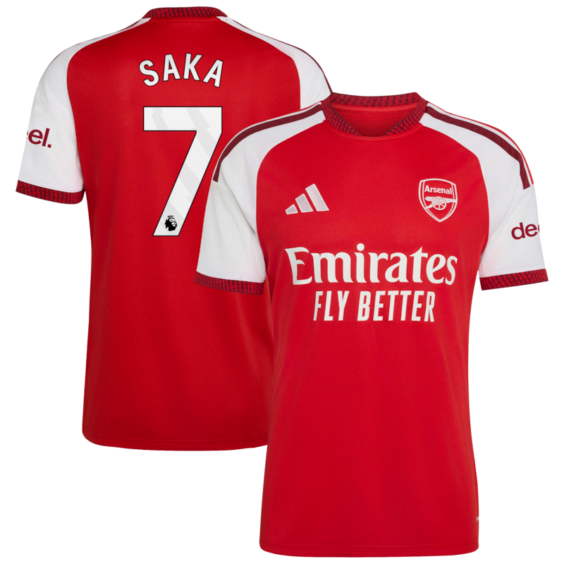 Maillot Domicile Arsenal adidas 2026-27 avec flocage Saka 7