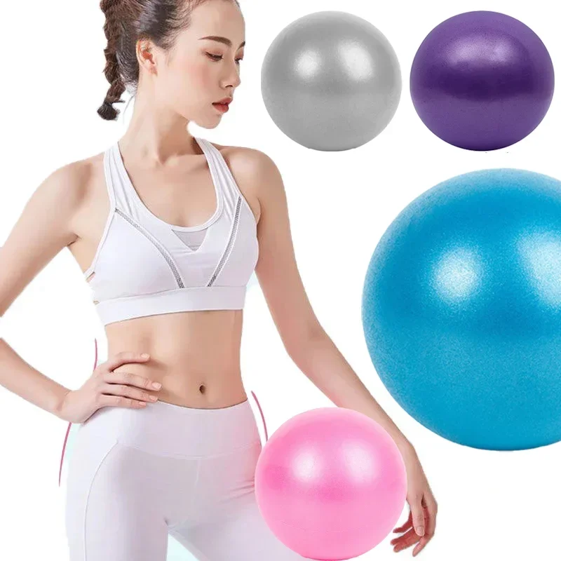Palla da Pilates da 25 cm, antiesplosione, per yoga e fitness, per allenamento indoor, attrezzatura per yoga e fitness
