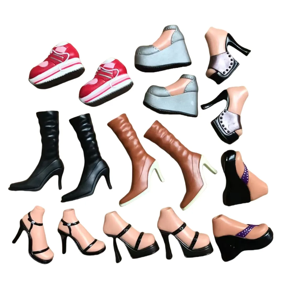 Klassische tanzende Puppe, Puppenschuhe, Turnschuhe, Leder-Design, Schuhe, Stiefel, bunte Puppe, Neuheit, Dekore, Teile, Mädchen, Geschenk, Spielzeug