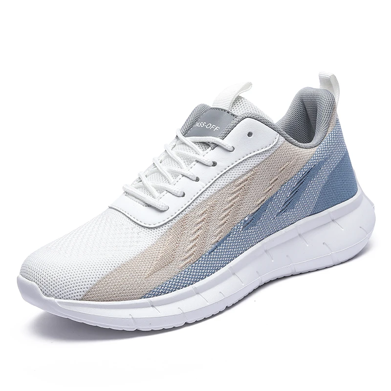 Herrenschuhe, atmungsaktiv, weich, leicht, dicke Sohle, bequeme Freizeitschuhe für Herren, zum Gehen, Herren-Sneaker, Wanderschuhe, Größe 39–46