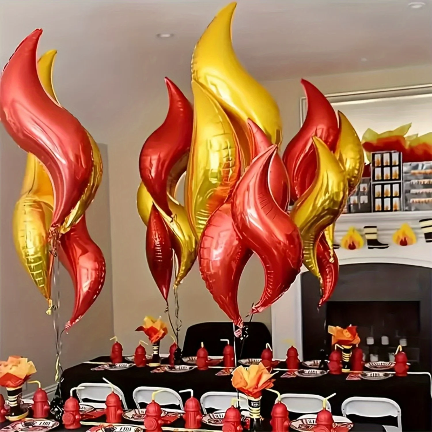 10 Stück 18 Zoll Meerjungfrauen-Party-Ballongirlande, S-förmige Ballons, Meerjungfrauenflossen-Kurven, flache Folienballons, 1. und 2. Kindergeburtstag Image