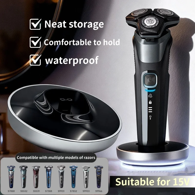 Reise-Ladegerät für Elektrorasierer Wasserdichtes Universelles Rasierer-Netzteil Stromadapter Ladehalterung Image