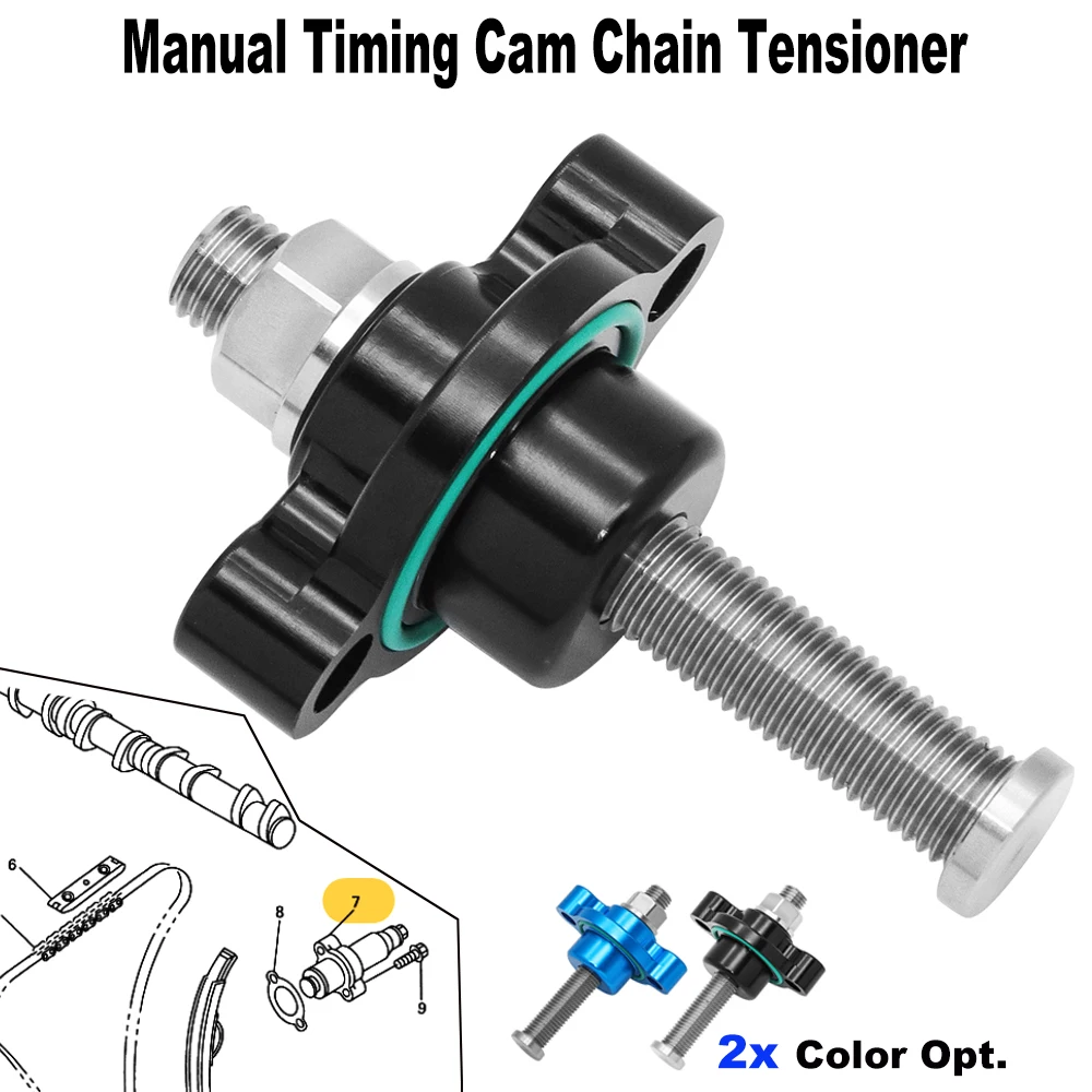 Tendicatena Manuale a Camme per Yamaha FZ6/N/S Fazer 04-09, FZ1 Fazer 01-05, YZF-R1 98-03, YZF-R6 R7 99-05