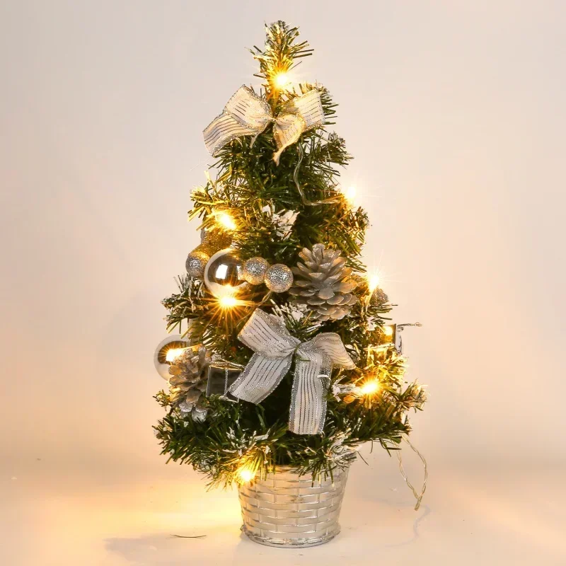 1PC LED Weihnachten Baum Nachtlicht LED Licht Kiefer Nadel Baum Mini Weihnachten Baum Weihnachten Dekoration Ornament Neue Jahr Geschenk 40CM