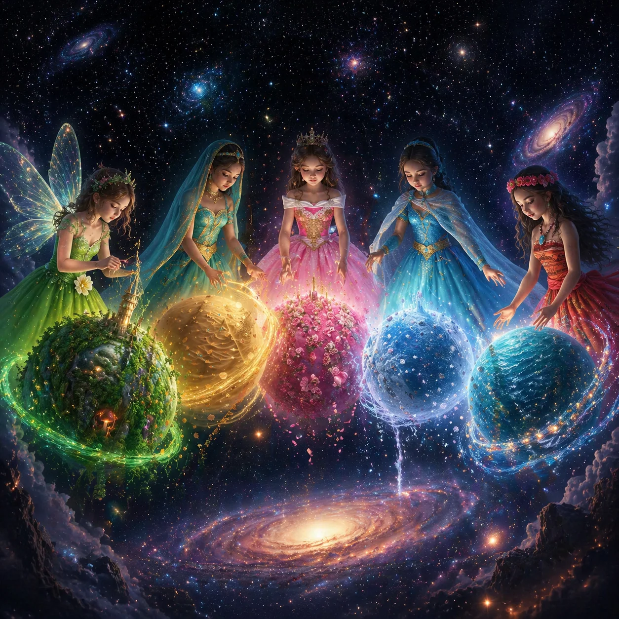 Tutu Prinzessinnenkleid Kostüm Elsa Anna Schneewittchen Aurora Moana Rapunzel Belle Ariel Meerjungfrau für Mädchen Geburtstag Karneval Party 2-8 Jahre
