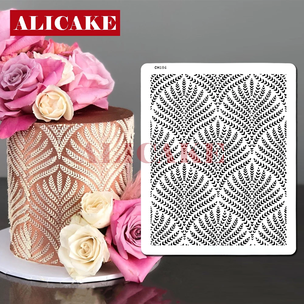 Kuchen Schablonen Feder Form Muster Hochzeit Kuchen Dekorieren Fondant Spitze Kuchen Boder Schablonen Vorlage Zeichnung Form Backen Werkzeuge Image