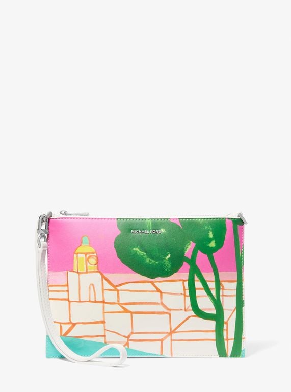 Mk Michael Kors X Christina Zimpel Jet Set Extra-Large Convertible Wristlet