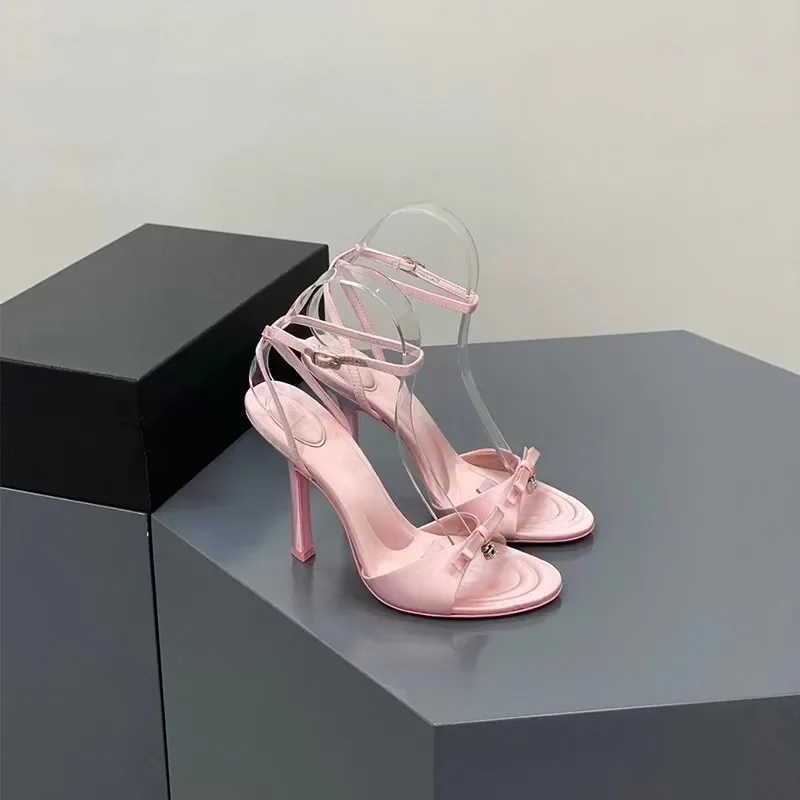 Neue sexy High Heels Damen Sandalen Sommer Mode Trend Komfort Peep Toe Stiefel Stilettos Jazz Dance Damenschuhe plus Größe
