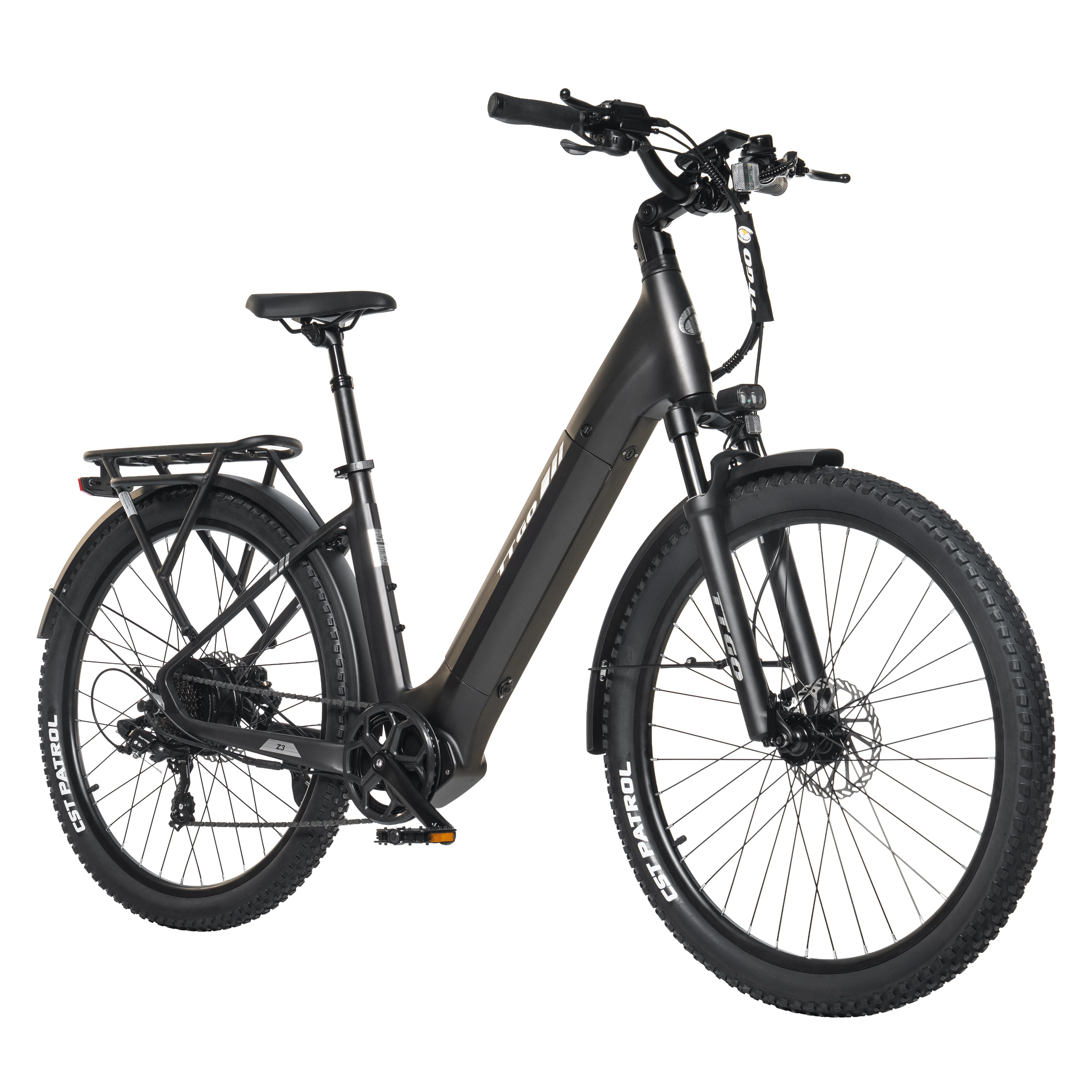 TTGO Elektrofahrrad für Erwachsene, 48 V, 15 Ah, abnehmbarer Akku, elektrisches Stadtfahrrad, 27,5 Zoll, hydraulische Bremse, MTB, E-Bike, Aluminiumrahmen Image