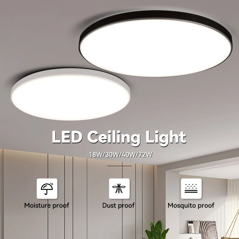 Led-deckenleuchte Moderne Kronleuchter Lampe Badezimmer Hängen Decke Glanz Panel Indoor Hause Decor Leuchten Leuchte Beleuchtung LED