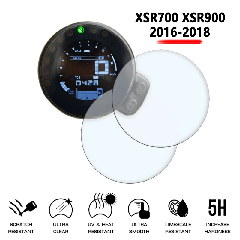 Für Yamaha XSR700 XSR900 XSR700 XSR900 2016 2017 2018 Motorrad Zubehör Cluster Kratzschutz Film Screen Protector Image