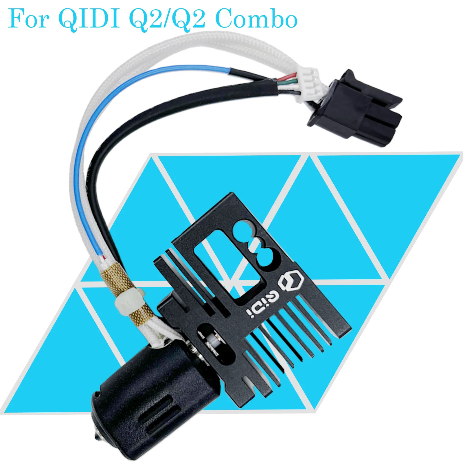 Hotend für QIDI Q2 Bimetall Hotend & Düse 0,2 mm 0,4 mm 0,8 mm für QIDI Tech Q2 Combo Ersatz Offizielles 3D-Druckerzubehör Image