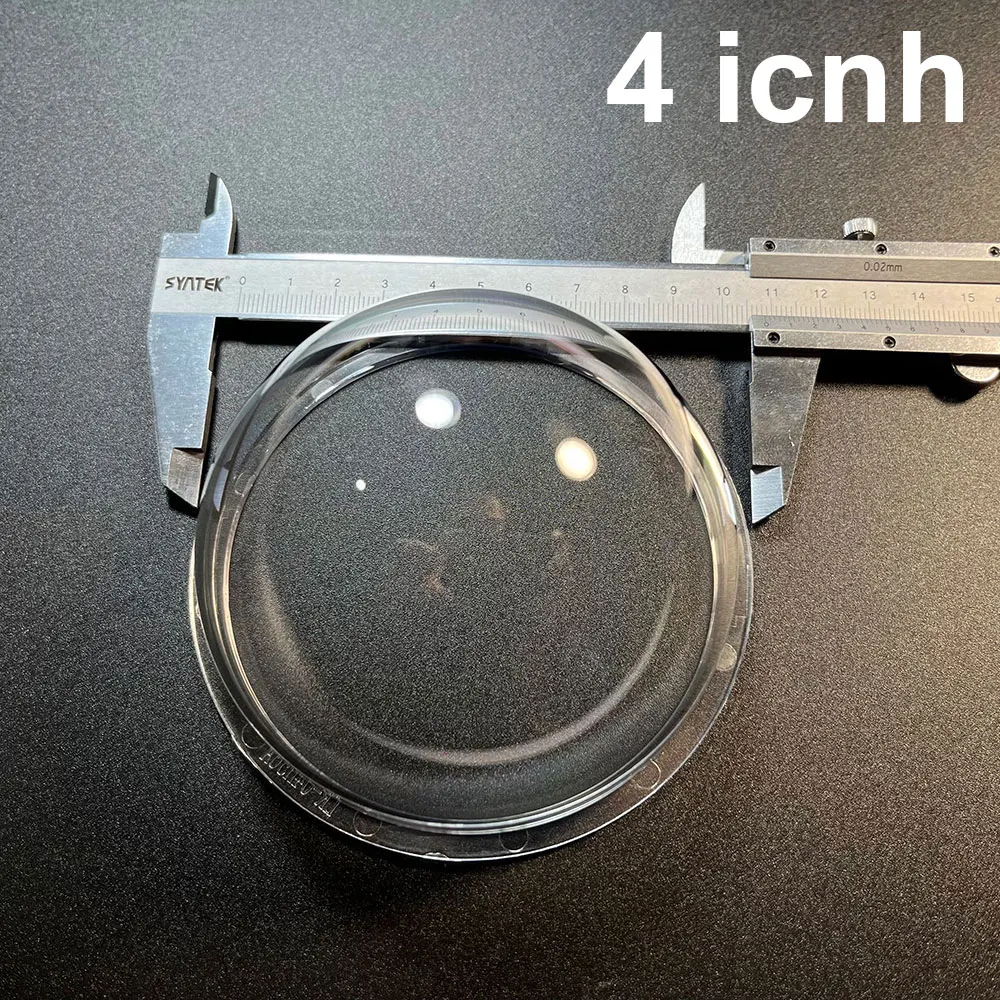 4-Zoll-Hochleistungs-Transparente-Acryl-Kuppelabdeckung, wasserdichte Abdeckung aus klarem Plexiglas für CCTV-Kameragehäuse, Schutzabdeckung Image