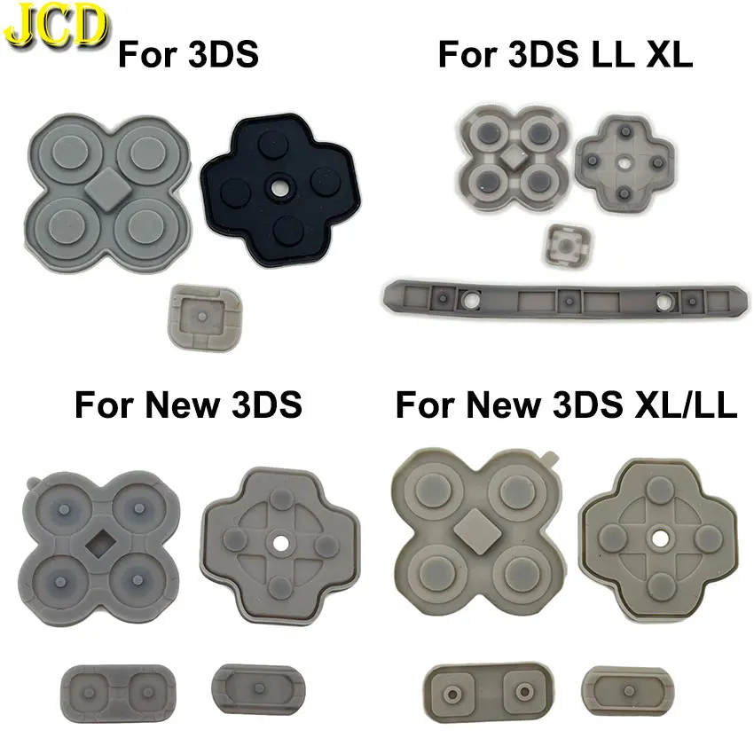 JCD Interne Tastatur A B D Dad Silikonkautschuk Leitfähige Tasten für 3DS 3DSLL 3DSXL Neu 3DS LL XL Image