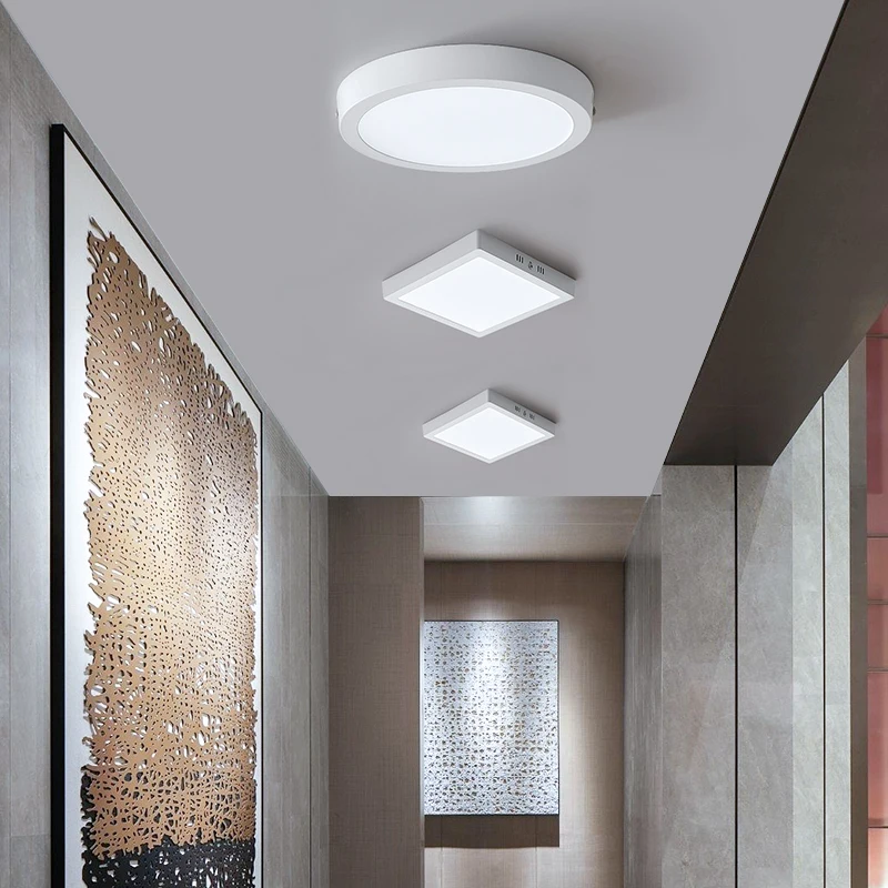 Moderne LED-Panel Decken leuchten 110-265V LED-Decken leuchte für Wohnzimmer Schlafzimmer Küche LED-Beleuchtung Wohnkultur LED-Panel-Lampe