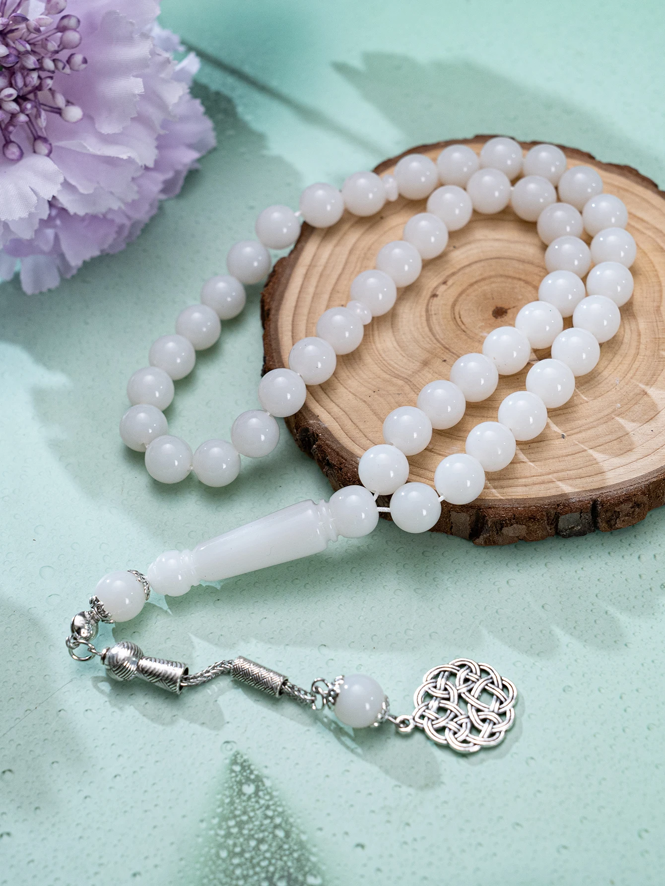 Hochwertige handgefertigte Gebetsperlen – 5 klassische Farben für Gebet, Meditation und Tasbih