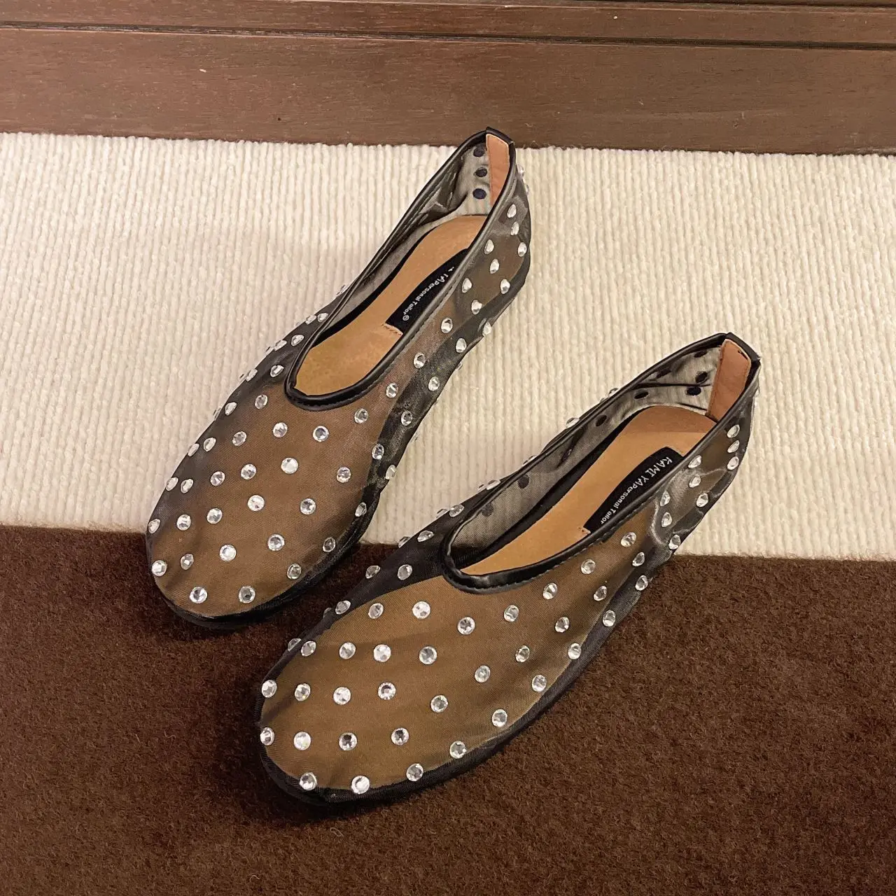 2026 flache Mary Jane Schuhe weiblichen Frühling neue Mesh hohl atmungsaktive einzelne Schuhe Ballett Abendessen Schuhe