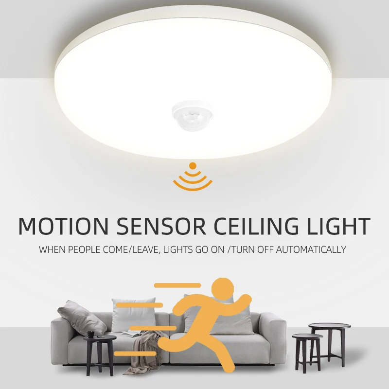 Radar LED Decken leuchten LED Pir Bewegungs sensor Licht hängen Nachtlicht für Raum Flure Smart Decken leuchte mit Radar leuchten