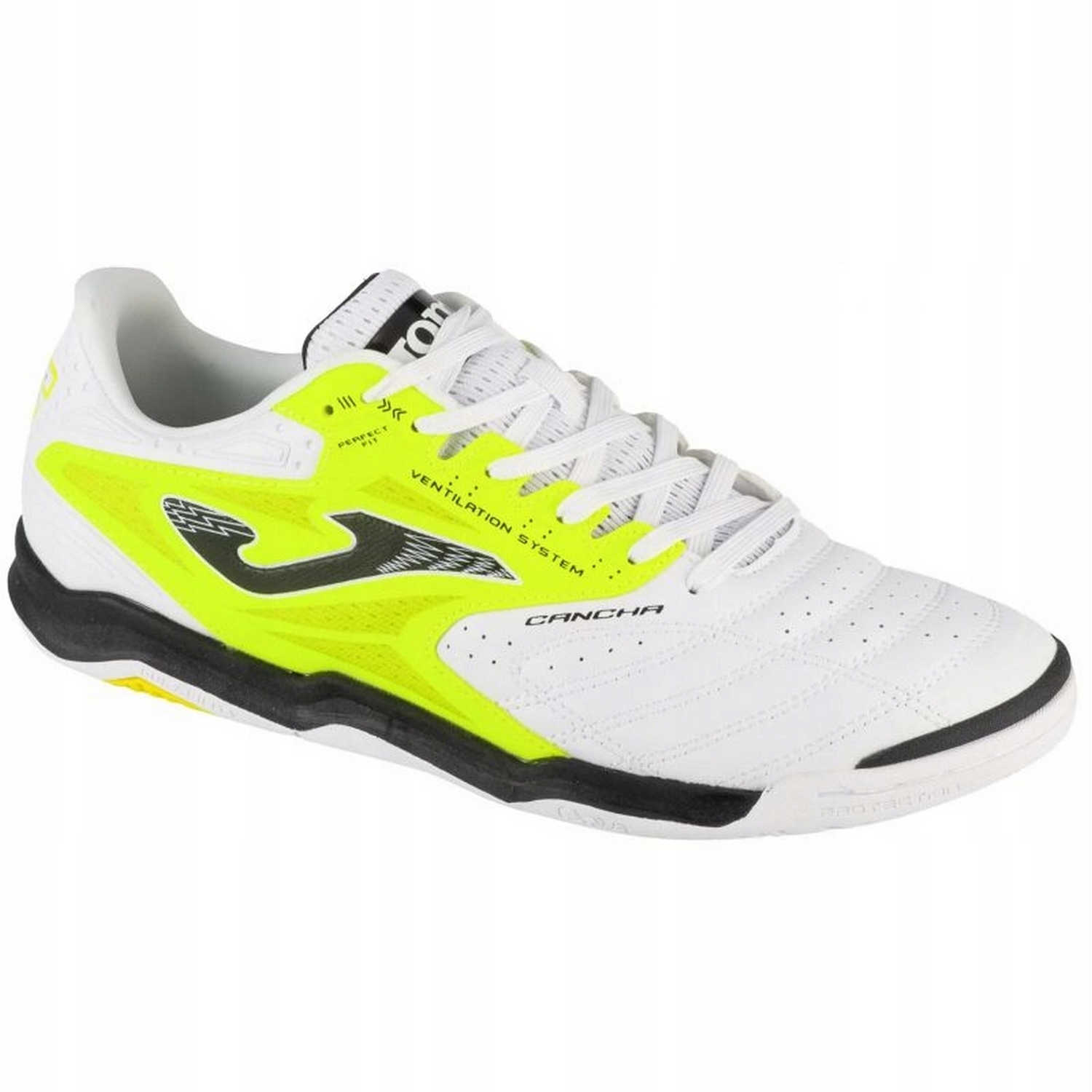 Joma - Herren Künstlicher Boden Fußballschuhe "Cancha" (Weiß/Gelb)
