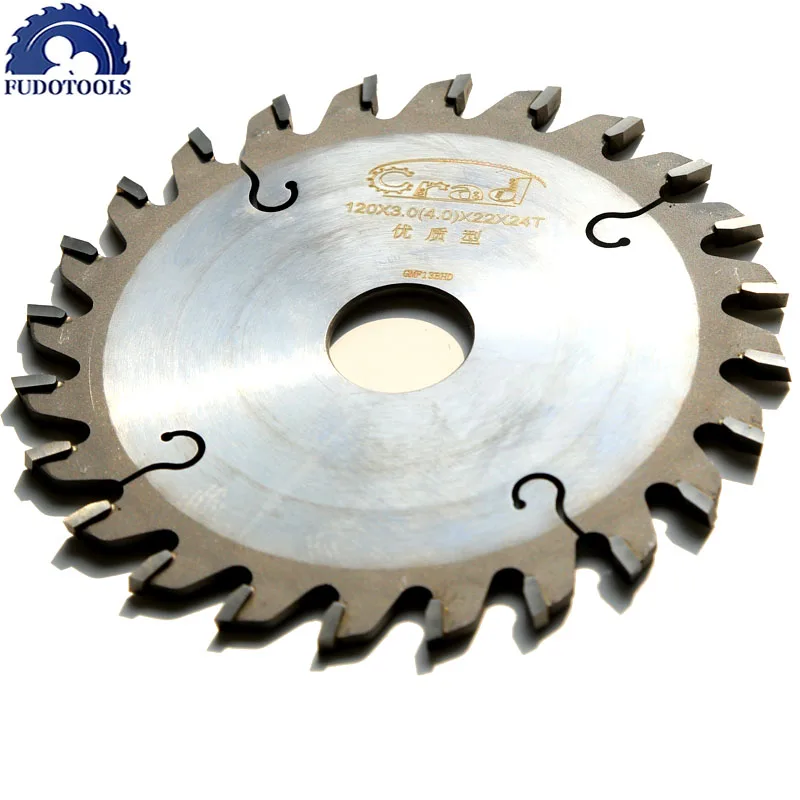 Sonderangebot: 120*3.0-4.0*22/20*24T&120x2.8-3.6/2.2*20/22/23*24TCT Rillenmesser zum Rillen von Aluminium-, Holzplatten, Profilen usw.