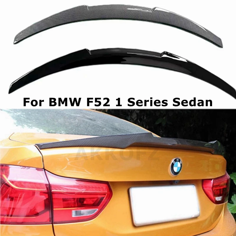 Für bmw f52 1 series Limousine p/m4 Style Kofferraums poiler schwarz Auto Heckflügel Karosserie Kit Zubehör Styling 2016-2022