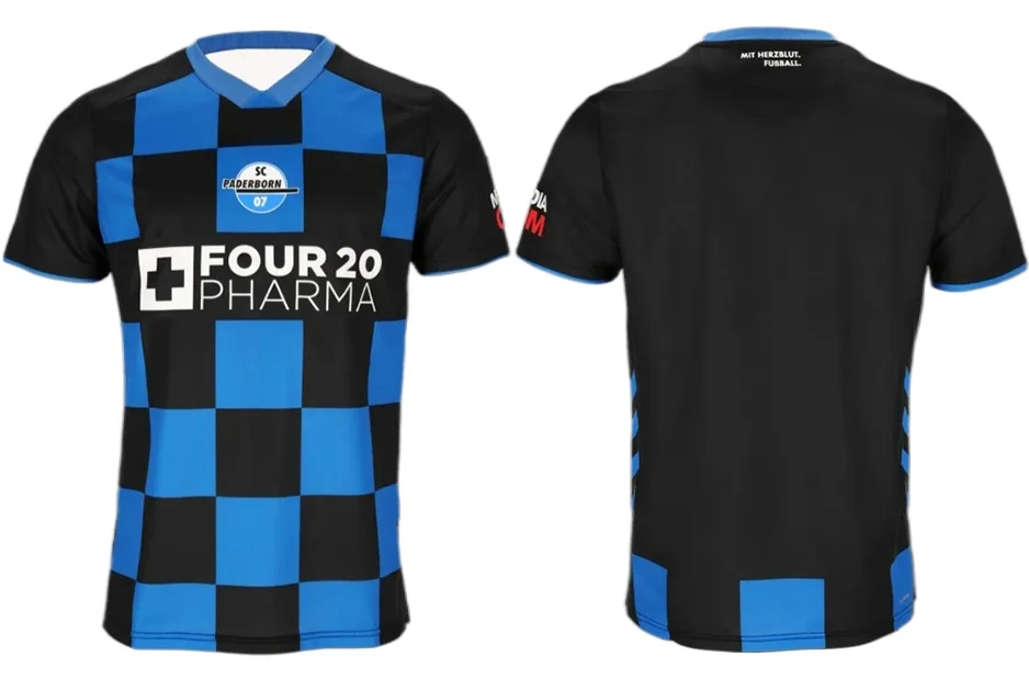 Maillots domicile et extérieur Paderborn 07 2026 pour hommes – T-shirt de sport respirant, décontracté et neutre pour l'entraînement de football, pour toute la famille et les enfants