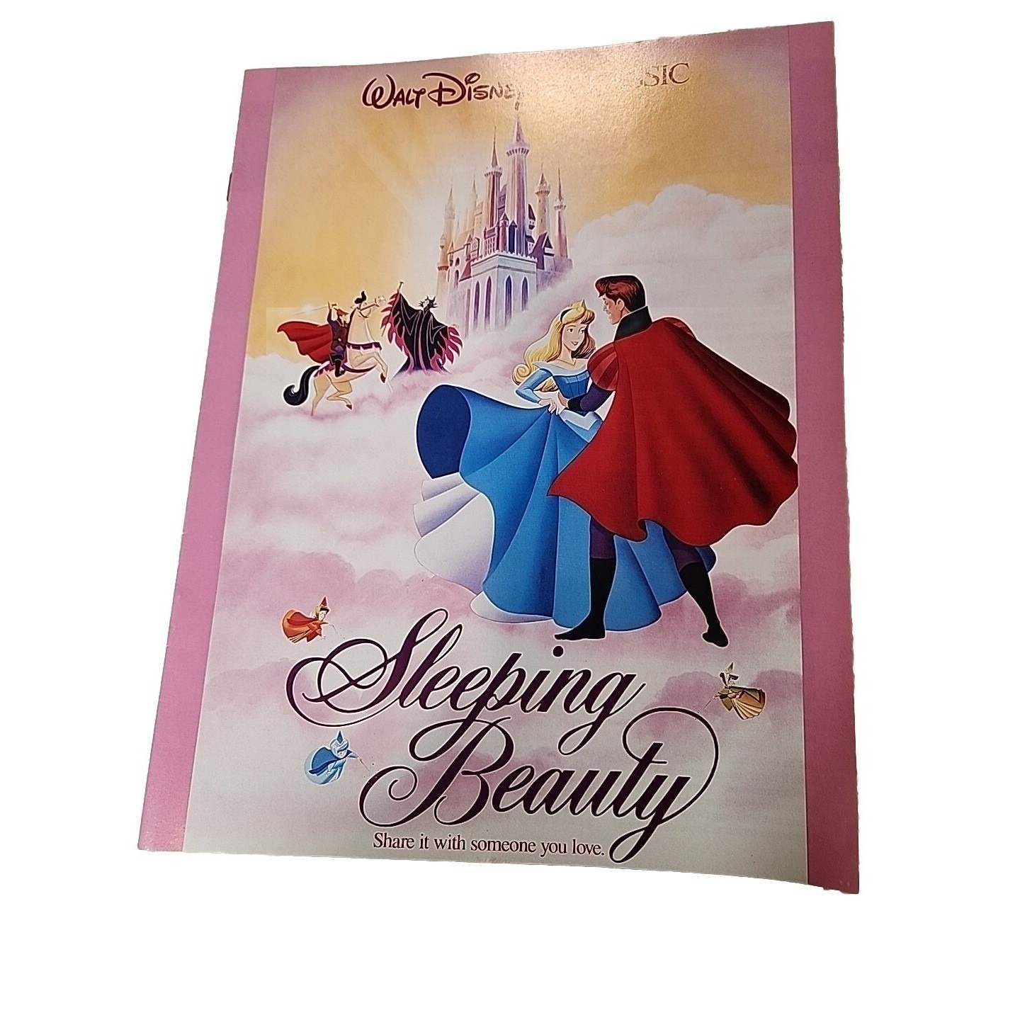 Disney Accents | Vintage Disney Cast Member Newsreel Magazine 1986 Sleeping Beauty Classic Cover | Color: Red | Size: Os