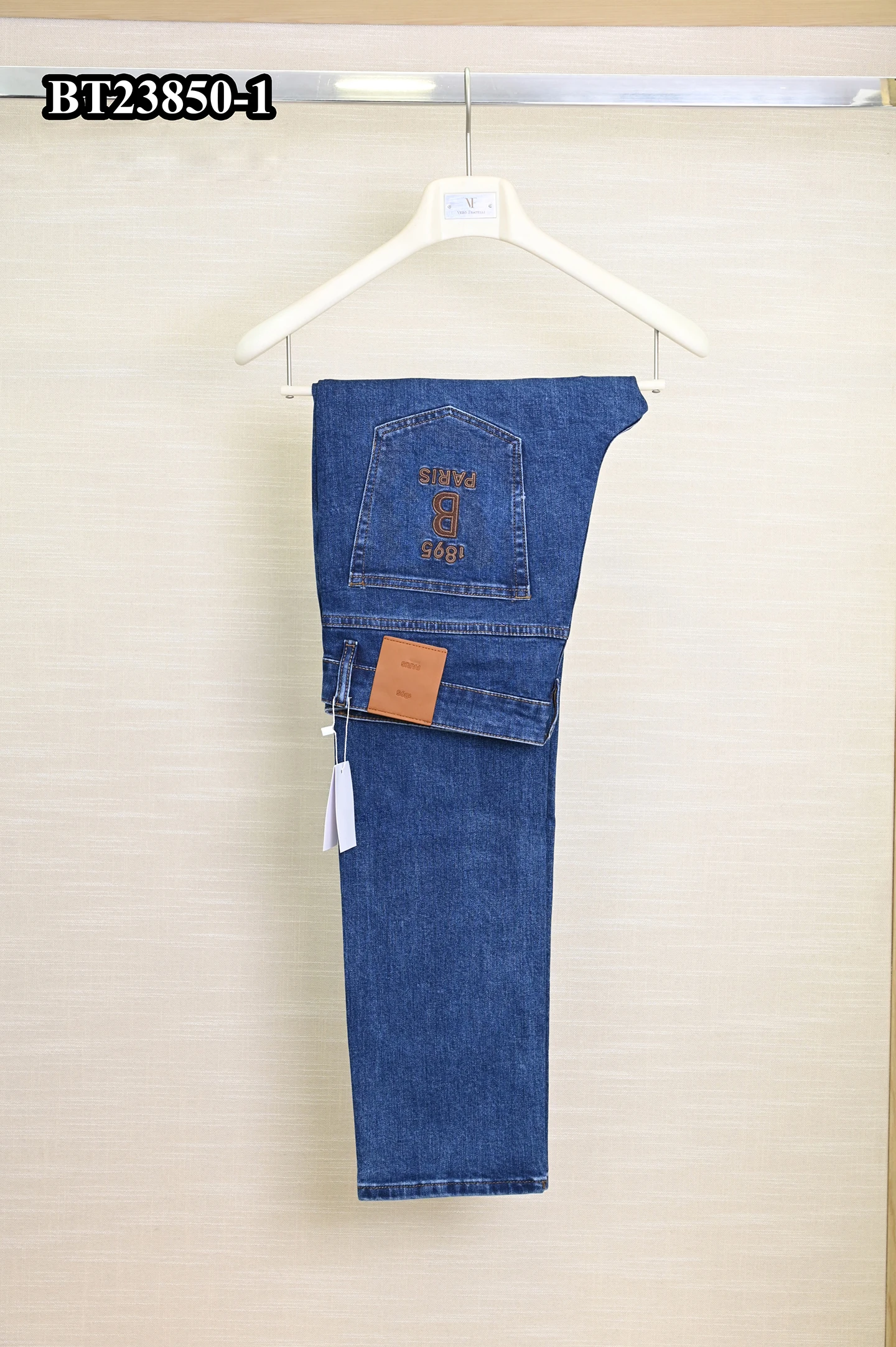 OECHSLI Jeans Dicke Baumwolle Männer 2026 Herbst winter neue business Stickerei atmungsaktive gerade reißverschluss Große größe 32-40 hosen