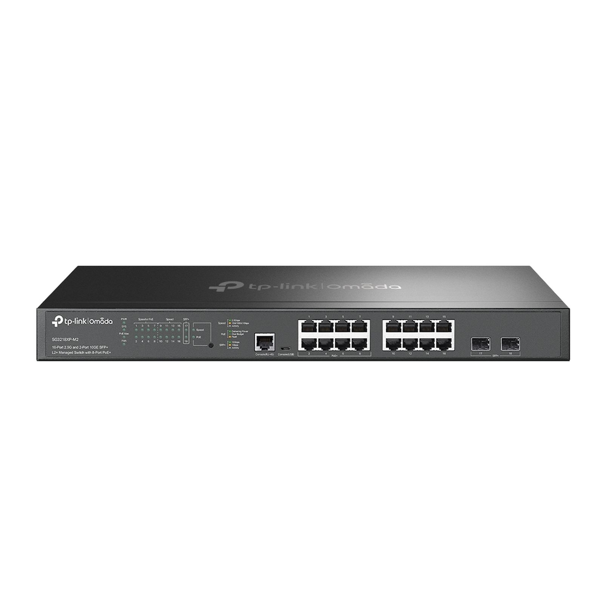 tp-link Omada SG3218XP-M2 V1.6 - Switch - L2+ - managed - 8 x 2.5GBase-T + 8 x 100/10... Image