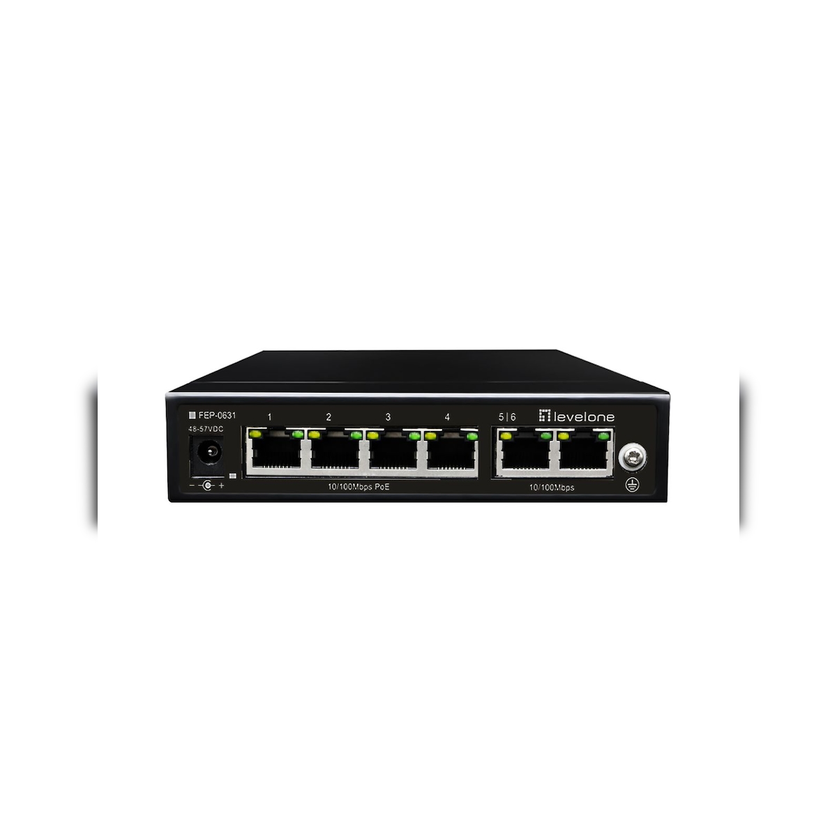 LevelOne FEP-0631 - Switch - unmanaged - 4 x 10/100 (PoE) Image