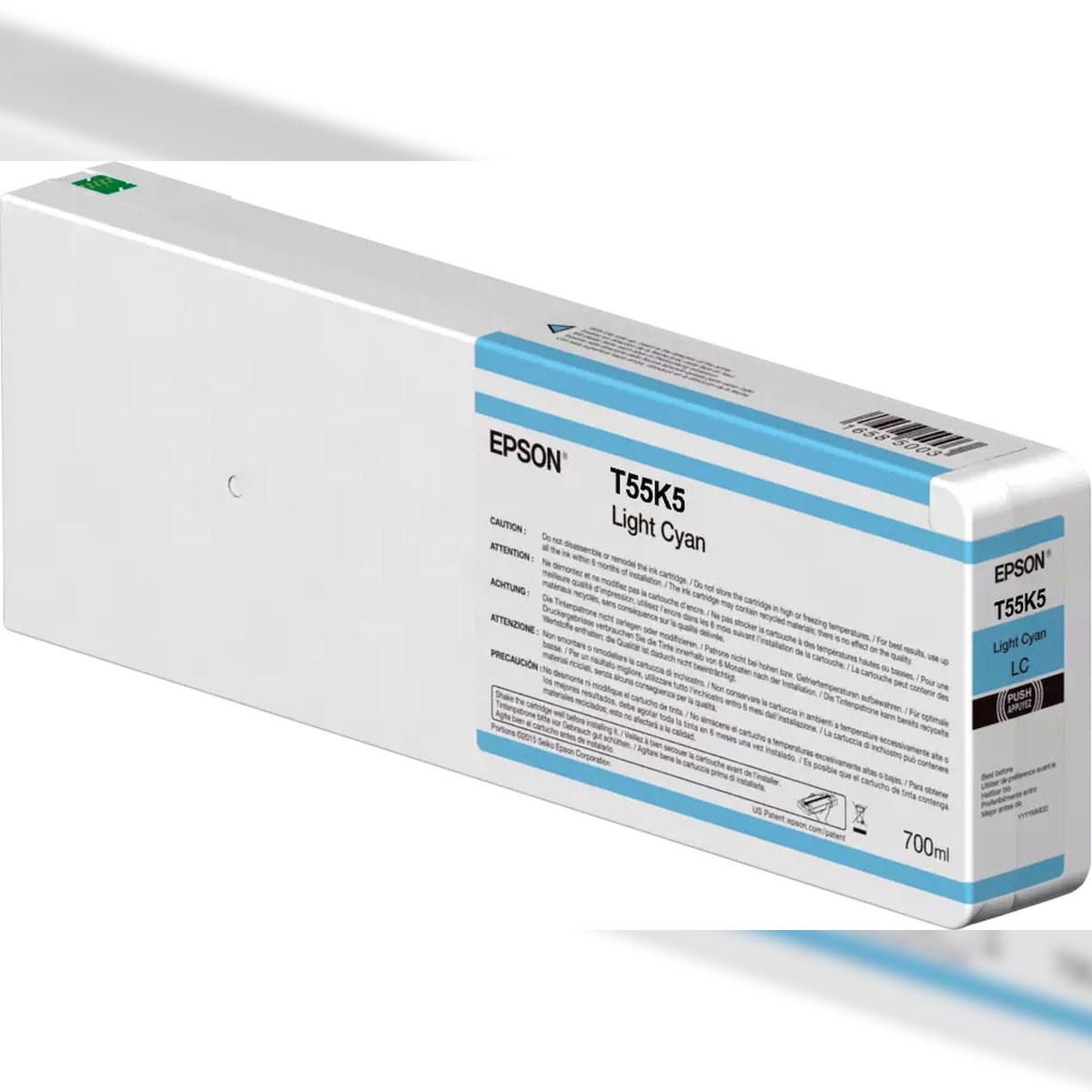 Epson Tintenpatrone UltraChrome HDX/HD light cyan 700 ml T 55K5 Image