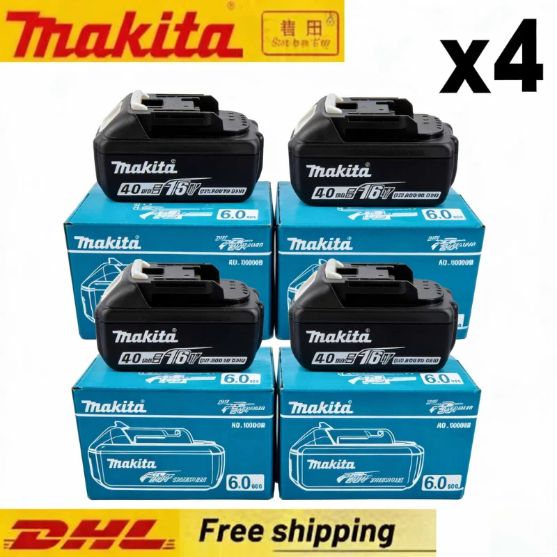 Original 6AH Makita BL1860 18V Akku für Elektrowerkzeuge Li-Ionen Ersatzakku LXT BL1850 BL1840 für 18V Schrauber mit BMS    Image