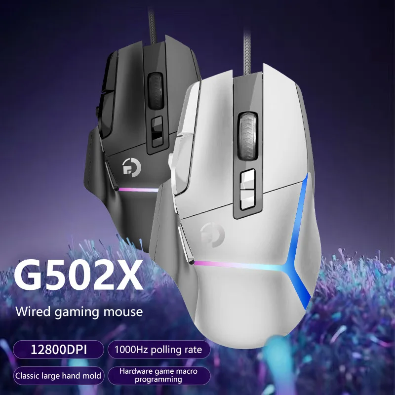 Kabellose Gaming-Maus, Ergonomie, USB wiederaufladbar, Bluetooth-Mäuse, optischer Sensor, Programmierung, Gaming-Mäuse mit Kabel für Windows Image