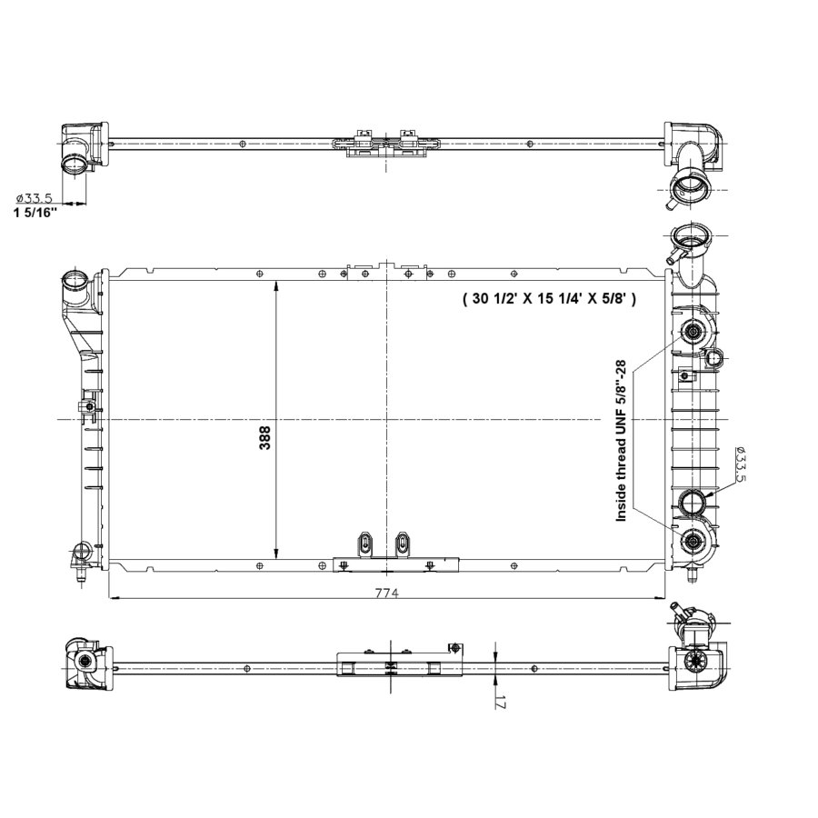 Radiateur Nrf 56001 Easy Fit