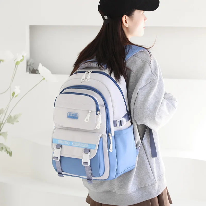 Sac d'école pour enfants, joli sac à dos d'école pour filles, sac à livres Kawaii, cadeau pour élèves du primaire, grande capacité, nouvelle collection 2025