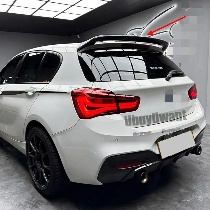 Spoiler per BMW F20 2012-2018 Serie 1 116i 120i 118i M135i F20 F21, Spoiler Posteriore in Fibra di Carbonio Stile AC per Tetto