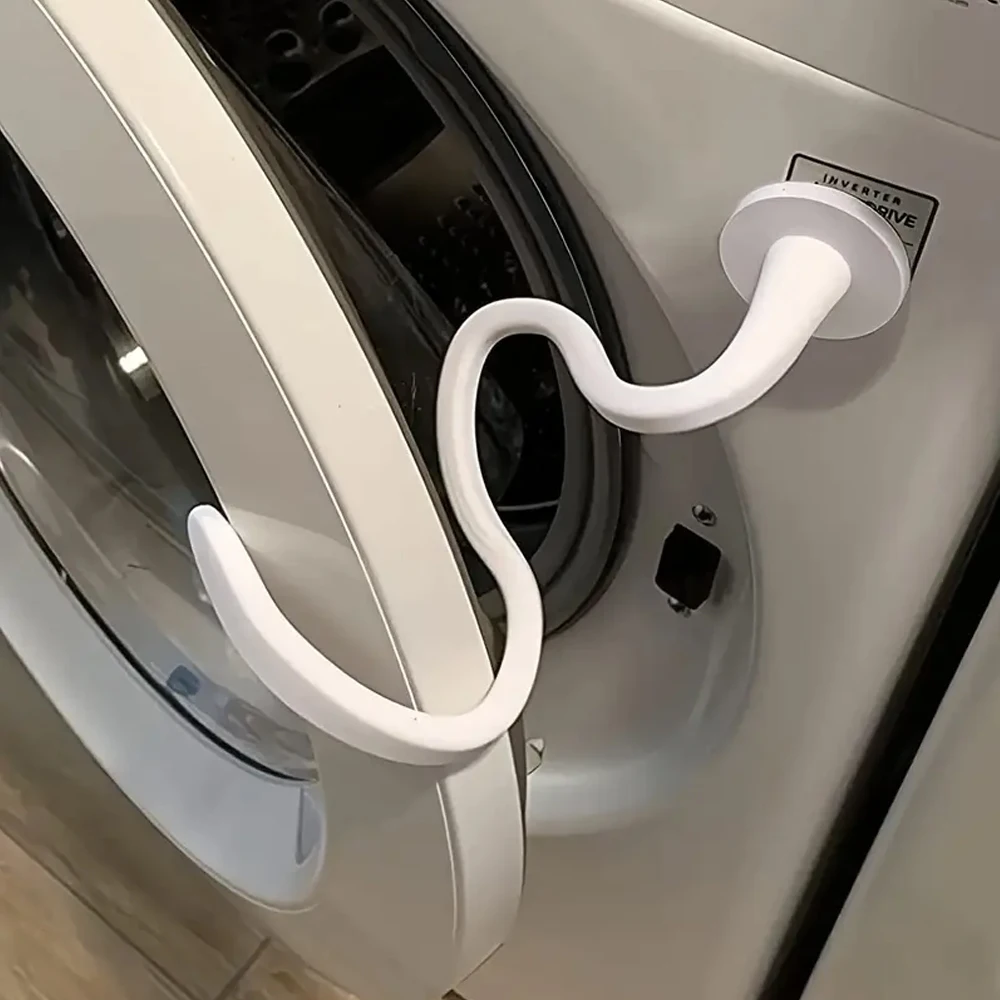 Gardez votre lave-linge frais : Cale de porte en silicone pour lave-linge frontal, facile à utiliser et flexible – Butée de porte de machine à laver solide et souple