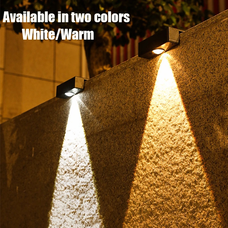 LED Solar Garten Lichter Super Helle Wasserdichte Solar Lampen Balkon Treppen Straßen Beleuchtung Im Freien Sonnenlicht led-leuchten