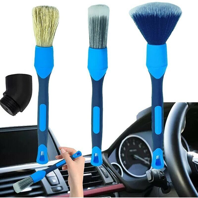 Set Di 4 Spazzole Automatiche Per La Pulizia Dell'auto, Kit Di Spazzole Per La Pulizia Dell'auto, Set Di Spazzole Per La Pulizia Dell'auto, Spazzola Per La Cura Dei Dettagli Dell'auto, Per Il Lavaggio