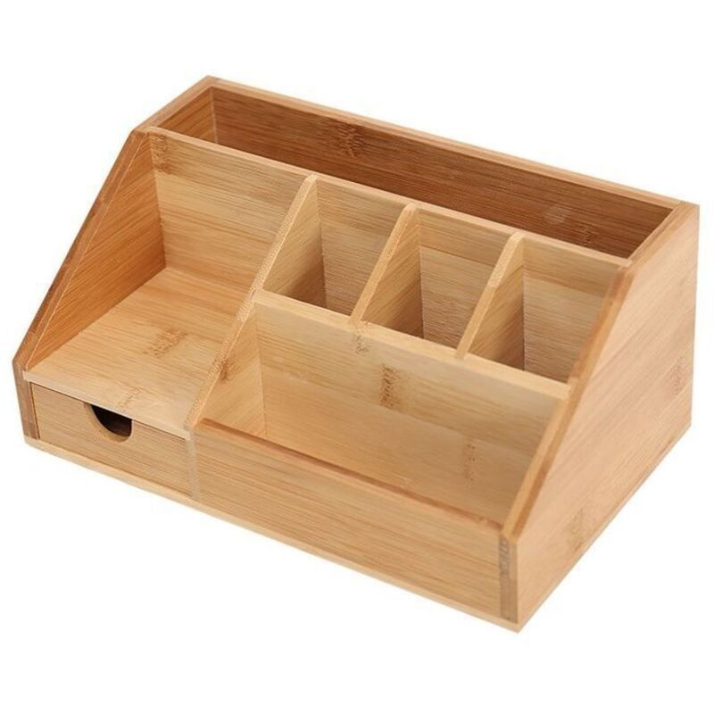 Organizzatore Da Scrivania In Legno - Portapenne Con Cassetto - Organizzatore Per La Scrivania - Scatola Portaoggetti Da Scrivania - Mensola Da Scrivania - Organizzatore Da Scrivania Per Ufficio.