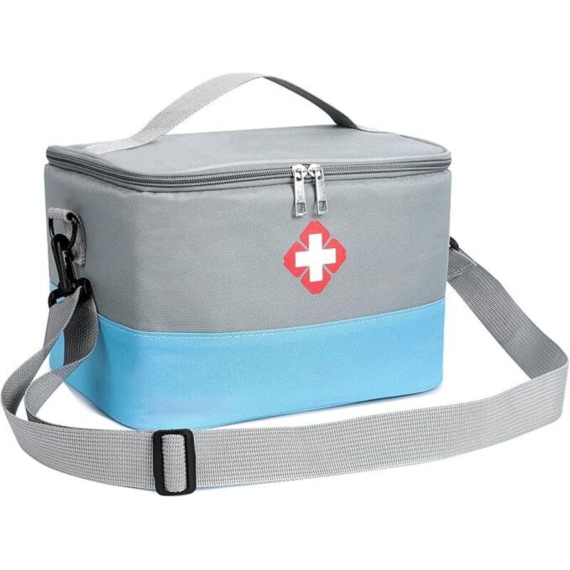 Kit Di Pronto Soccorso Vuoto, Borsa Per Medicinali Portatile Impermeabile, Borsa Per Medicinali Borsa Di Emergenza Di Grande Capacità, Borsa Per Medicinali Per Casa, Ufficio, Viaggio