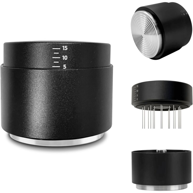 Distributore Di Caffè E Pressino Wdt 3 In 1 Con Strumento – Kit Di Strumenti Per Caffè Espresso Regolabile – Accessori Professionali Per Caffè Espresso Per Portafiltro Da 51 Mm