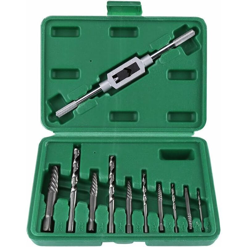 Estrattore Per Viti Rotte, Kit Di Estrattori Per Viti Da 11 Pezzi, Set Di Estrattori Per Viti Danneggiate Per La Rimozione Di Viti, Bulloni E Elementi Di Fissaggio Rotti O Danneggiati, Strumento Di Ri