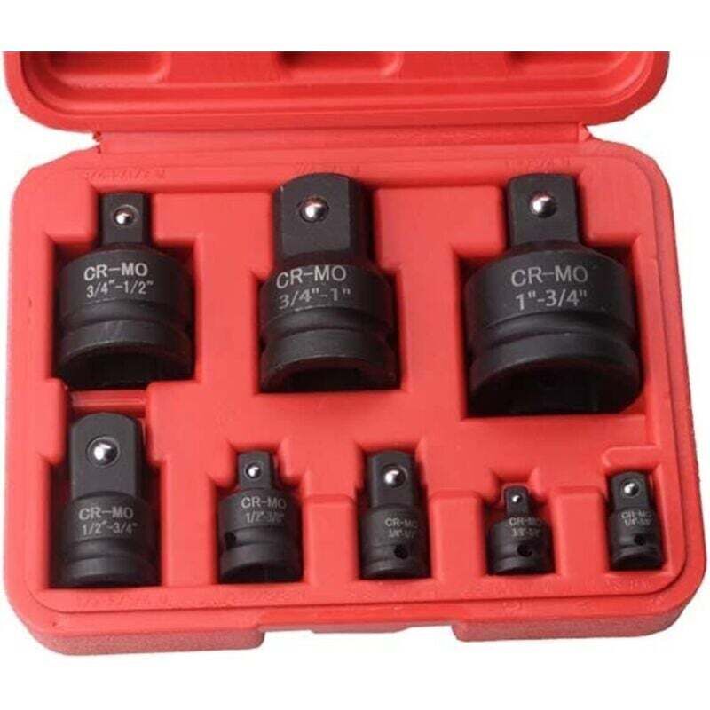 Set Di Riduzione Ulisemtoolbox: Adattatore Per Bussola A Impatto Da 1/2 A 3/8, Da 3/8 A 1/4 E Da 3/4 A 1/2 Per Auto E Bicicletta (set B)