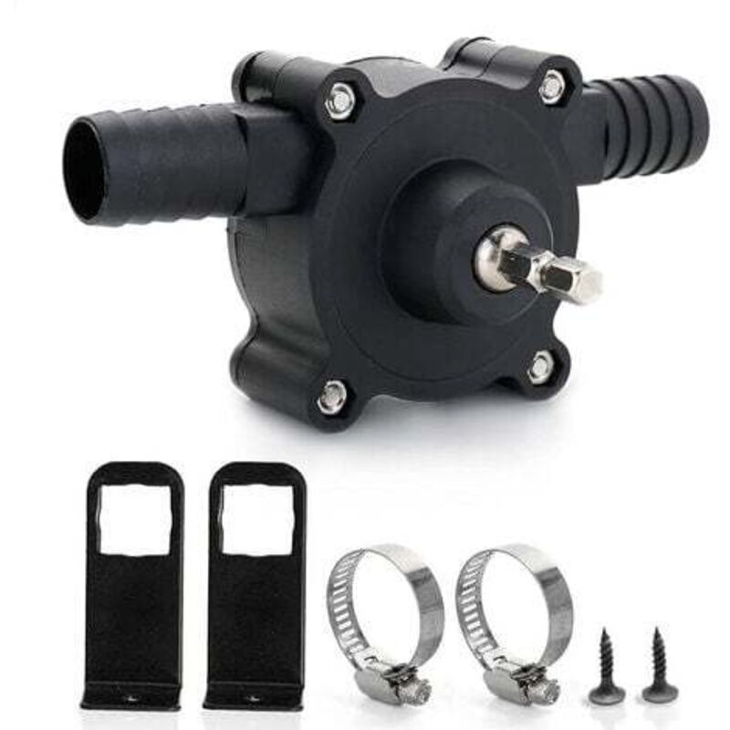 Dpzo - Pompa Per Trapano Elettrico, Pompa Per Acqua Mini Pompa Per Trapano Elettrico Manuale Pompa Autoadescante Portatile Pompa Per Trapano Pompa Per Acqua Domestica Piccola Pompa Per Acqua Per Giardino Dom