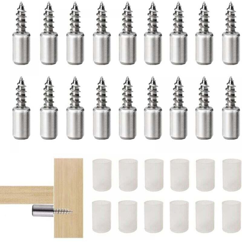 100 Pezzi Di Pioli Di Supporto Per Mensole, Staffe Per Mensole, Pioli Di Supporto Per Mensole A Parete, Staffe Per Mensole, Perni Per Mensole, Staffe In Metallo Per Mobili, Armadi, Librerie