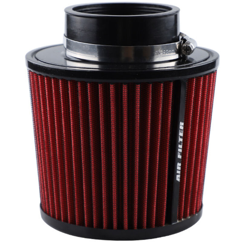 Filtro Aria Universale Per Auto - Filtro Aria Di Ricambio Per 76 Mm - Kit Di Aspirazione - Filtro Aria Fredda Universale Ad Alte Prestazioni - Lavabile E Riutilizzabile