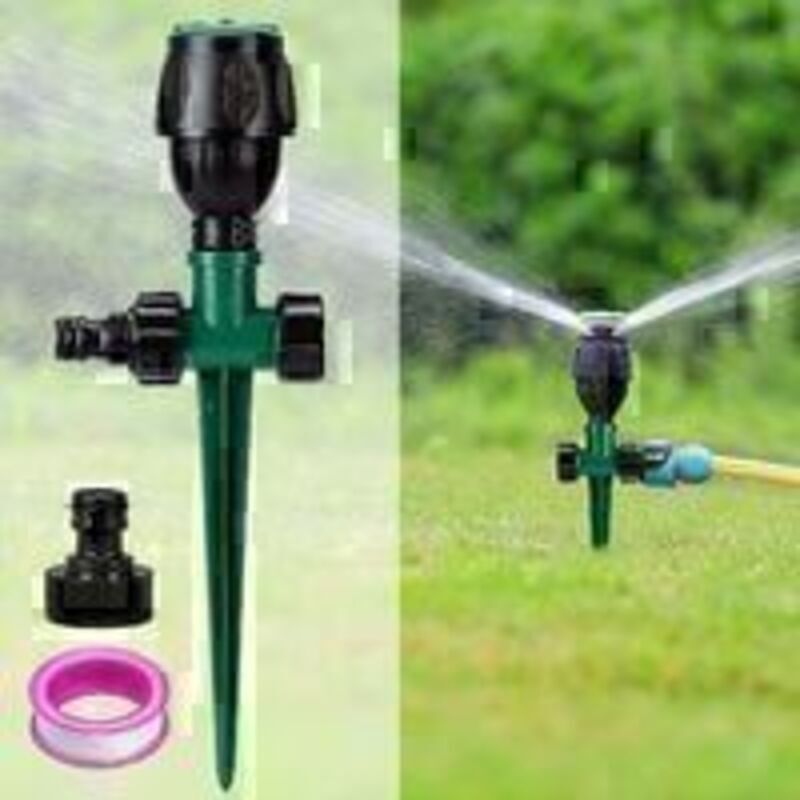 Irrigatore Da Giardino, Irrigatore Per Prato A 360 Gradi, Irrigatore Rotante, Sistema Di Irrigazione Automatico Per Giardino, Spruzzatore Per Irrigazione Di Piante, Fiori E Ortaggi