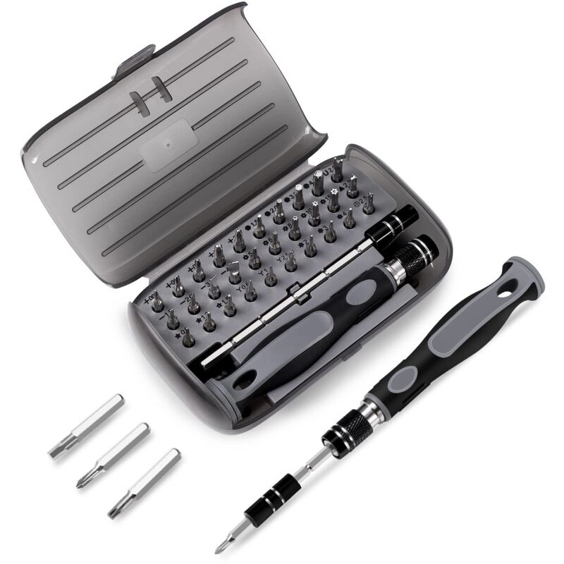 Set Di Cacciaviti Di Precisione 32 In 1 - Mini Set Di Cacciaviti Magnetici, Kit Fai Da Te Per La Riparazione Di Dispositivi Elettronici, Strumento Per Computer Per Pc, Macbook, Iphone, Occhiali, Orolo